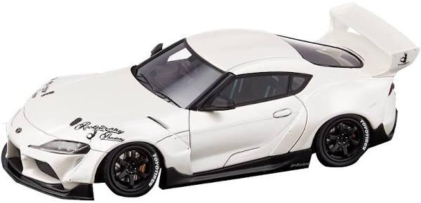 1:43 Toyota Supra (A90) Pandem -- Pearl White -- Ignition Model IG2144