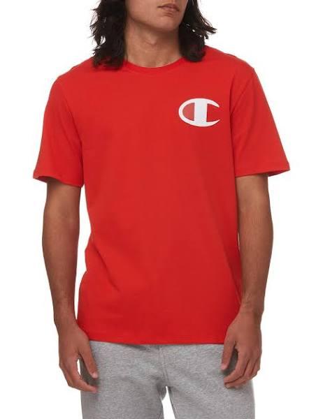 Champion C Logo Tee Vermilion S