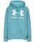 Under Armour - Women's Rival Fleece Logo Hoodie - Aqua Foam/White - S