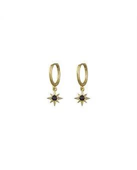 David Jones Jolie & Deen Zara Sleeper Earrings in Black