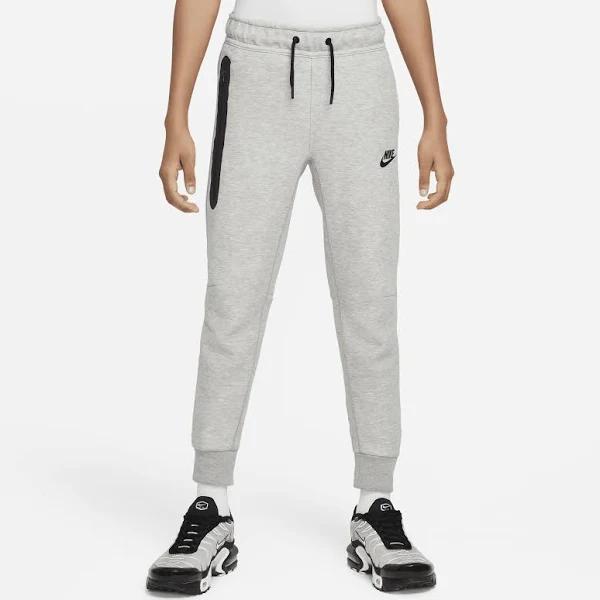 Nike Tech Fleece Joggers Junior's - Dark Grey Heather/Black/Black - 7-8Y