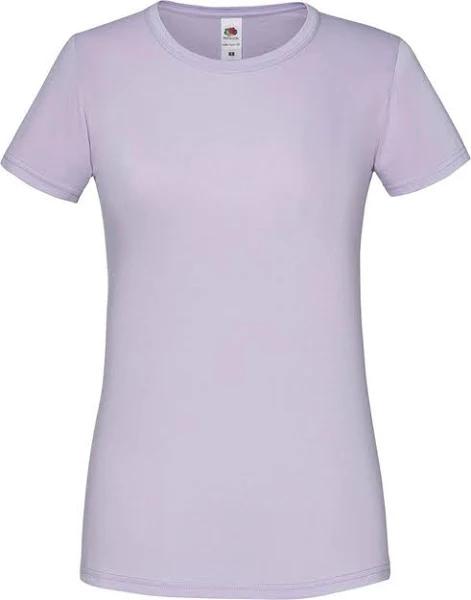 Fruit of The Loom Womens/Ladies Iconic T-Shirt (Soft Lavender) (L)