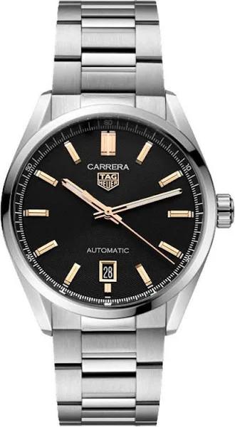 Tag Heuer Carrera Date Black Dial Automatic Men's Watch WBN2113.BA0639 - WBN2113-BA0639