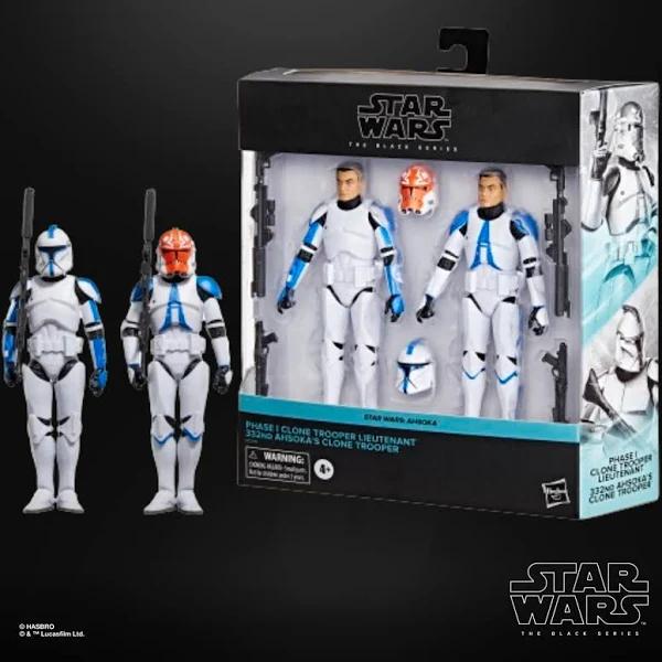 Star Wars - Ahsoka - Clone Trooper Lieutenant & 332nd Ahsoka’s Clone Trooper Black Series Figure 2-Pack