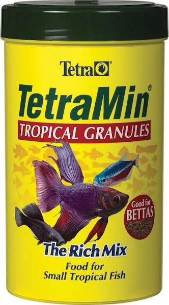 Tetra Min - Tropical Granules- Fish Food - 34G