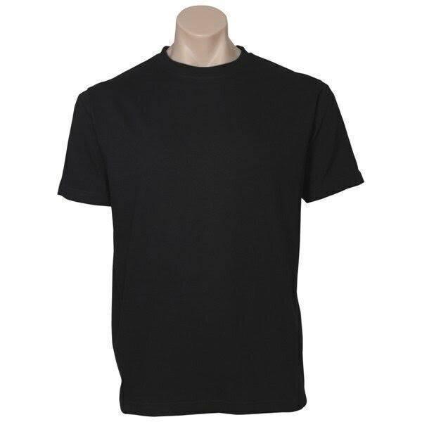 Plain T-Shirt 100% Cotton Basic Blank Tee Men's Ladies Casual Bulk Xs-5xl Adults - XXL Black