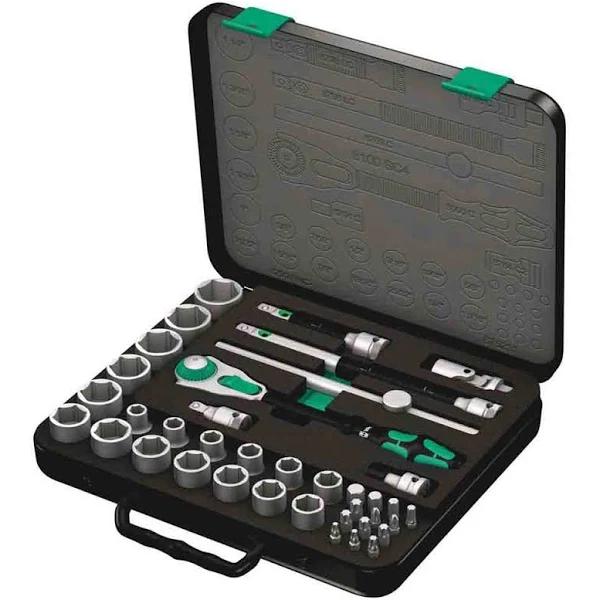 Wera 8100 SC 4 Zyklop Speed Ratchet Set 1/2 Drive Imperial