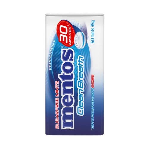 Mentos Clean Breath Peppermint 35g