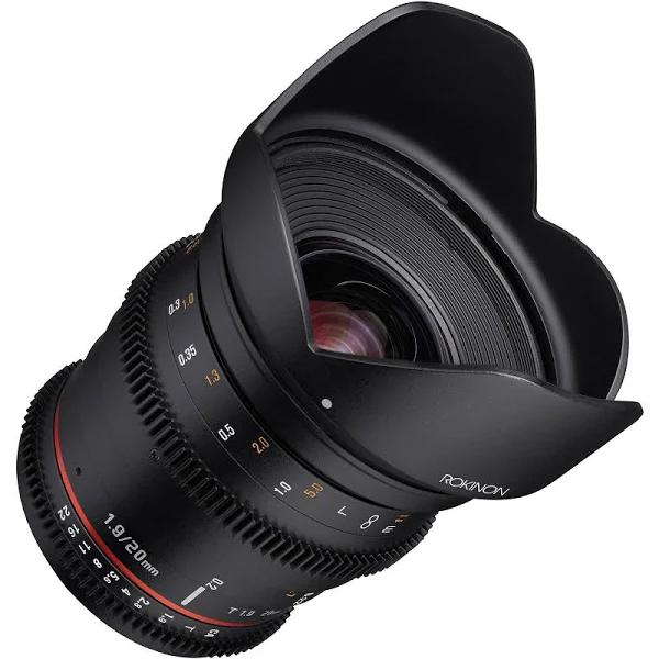 Samyang 20mm T1.9 Ed As UMC Cine Lens Sony E Mount