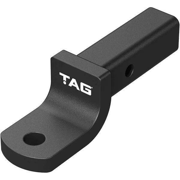 Tag Tow Ball Mount - 143mm Long, 90° Face, 50mm Square Hitch