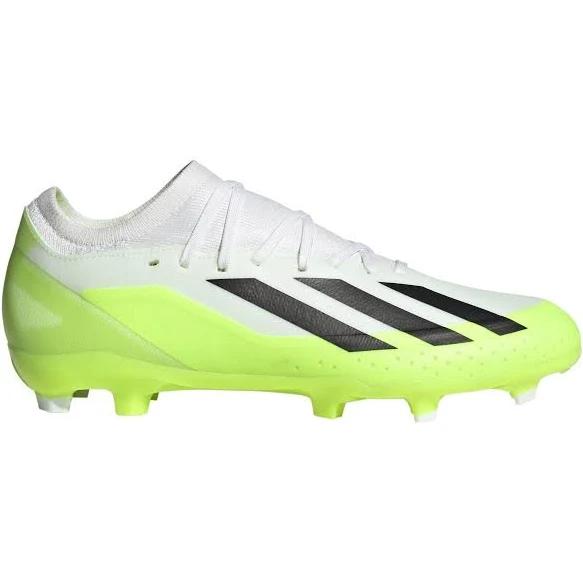 Adidas x Crazyfast.3 Firm Ground Football Boots - Ftwr White/Core BLACK/LUCID Lemon - 11.5 | INTERSPORT