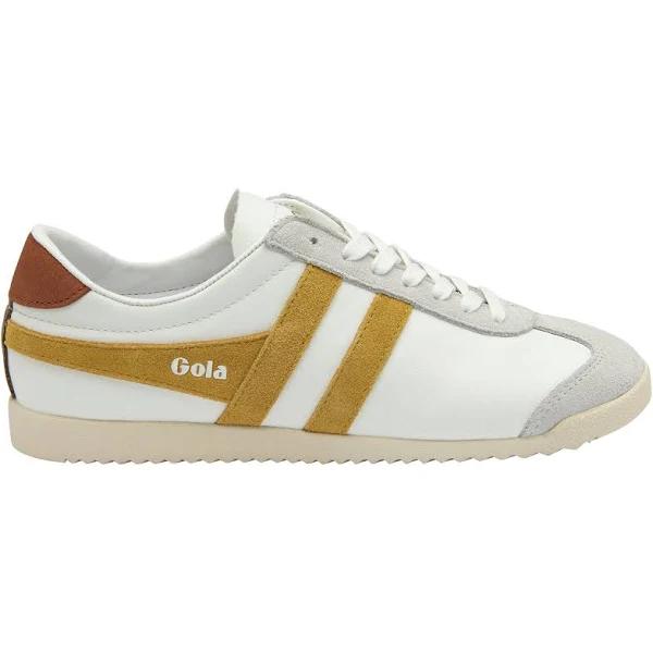 Gola Bullet Pure Womens White Yellow Fashion Trainers - 6 UK