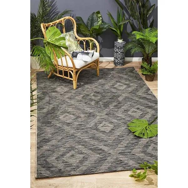 Terrace 5504 Black Rug 290X200CM