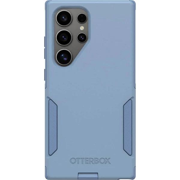 OtterBox Samsung Galaxy S24 Ultra Commuter Series Case - Crisp Denim (Blue), Slim & Tough, pocket-friendly, with Port Protection