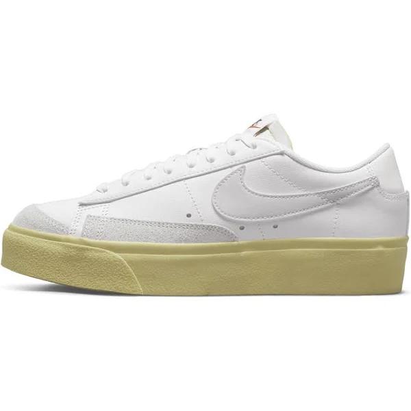 Nike Blazer Low Platform White Lemon Wash (Women's)