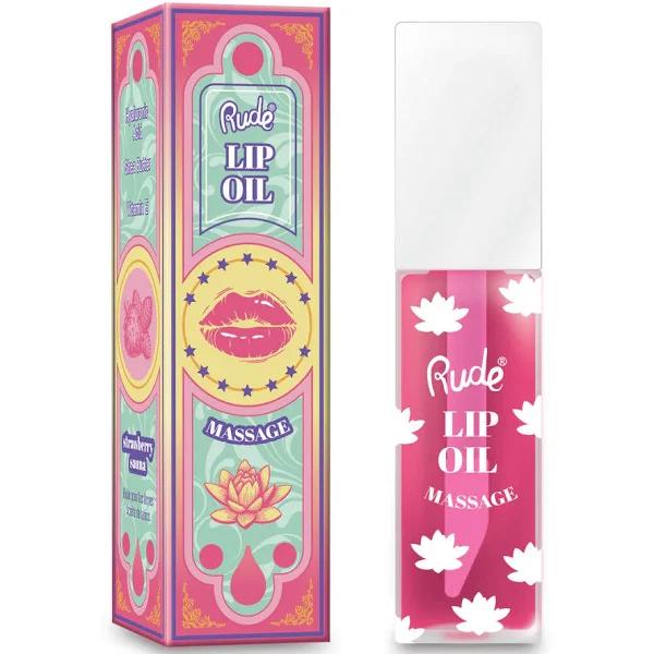 Rude Cosmetics - Lip Oil Massage Strawberry Sauna