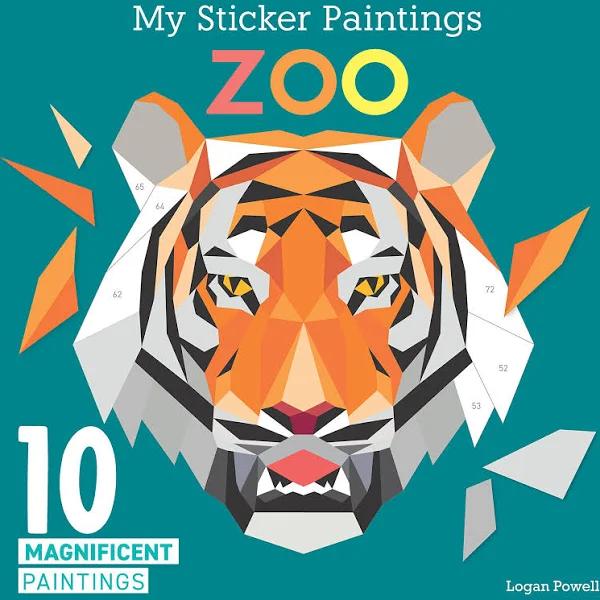 My Sticker Paintings Zoo by Logan Powell