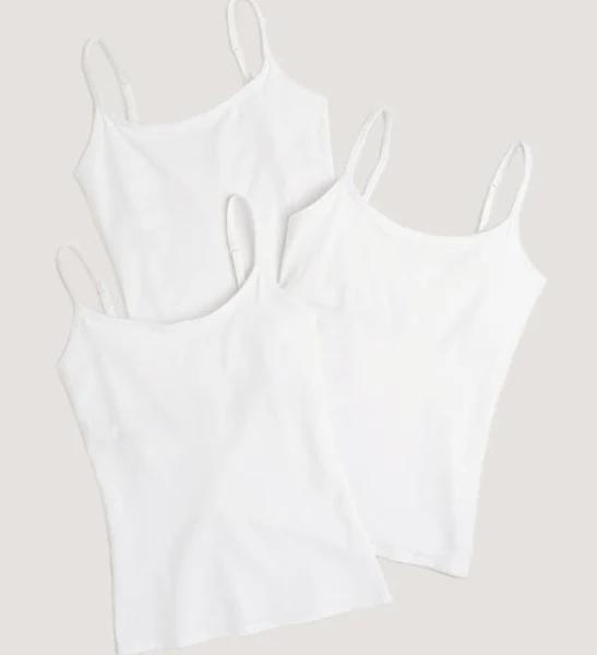 Pact Women's Organic Cotton Camisole Tank Top with Built-in Shelf