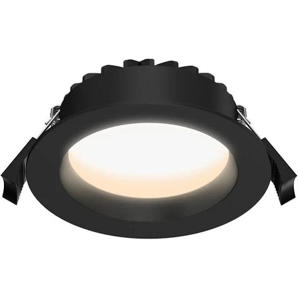 Lumio 12W Black Dore Tri-CCT Dimmable LED Downlight