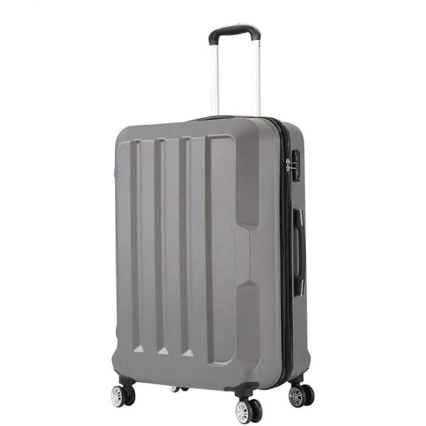 28" Slimbridge Luggage Check in Lightweight Travel Cabin Suitcase TSA Lock Grey