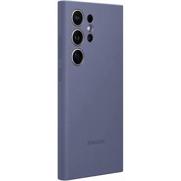 Samsung Silicone Case For Galaxy S24 Ultra (Violet)