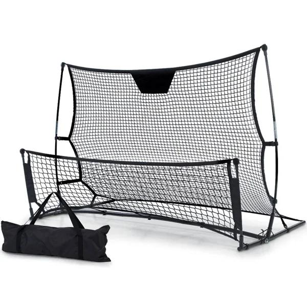 Everfit Portable Soccer Rebounder Net Volley Training Football Goal