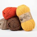 Drops Nepal - Deep Red (3608) - Aran | 10-Ply Knitting Wool & Yarn