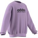 Adidas Fleece Crew Sweatshirt in Bliss Lilac Purple 9-10