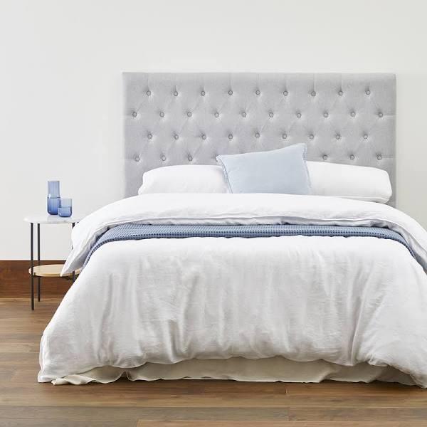 Adairs Fenwick Grey Bedhead - Queen