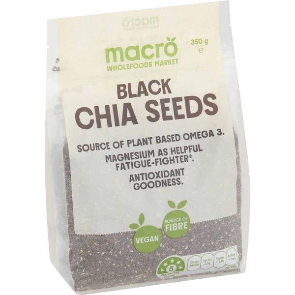 Macro Black Chia Seeds 350g