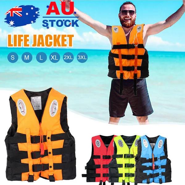 Adults/kid Life Jackets Watersport Ski Buoyancy Aid Kayak Sailing