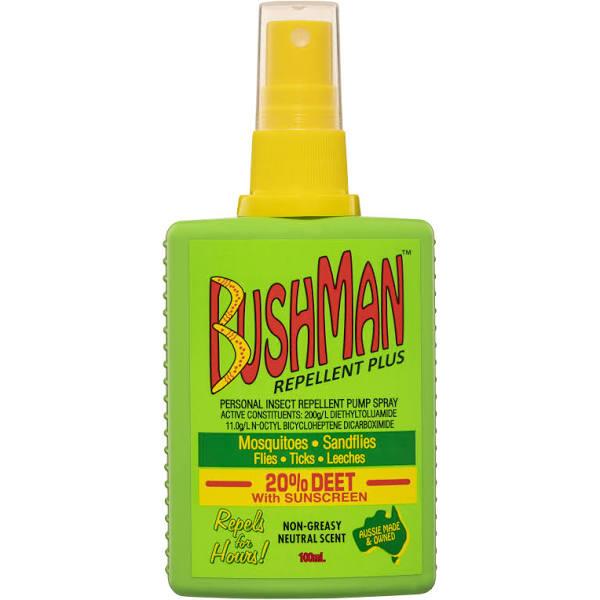 Bushman Plus Insect Repellent 100ml Pump Spray