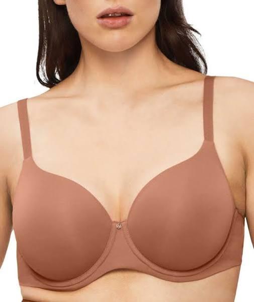 Nancy Ganz Revive Smooth Full Cup Contour Bra in Cocoa Brown 10 F