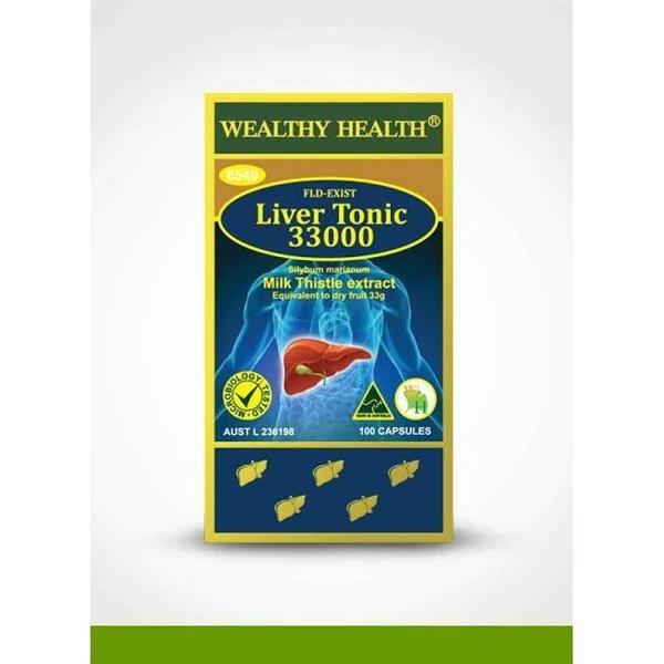 Wealthy Health - FLD-Exist Liver Tonic 33000 100 Capsules