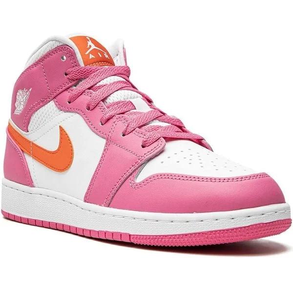 Air Jordan 1 Mid Older Kids' Shoes - Pink