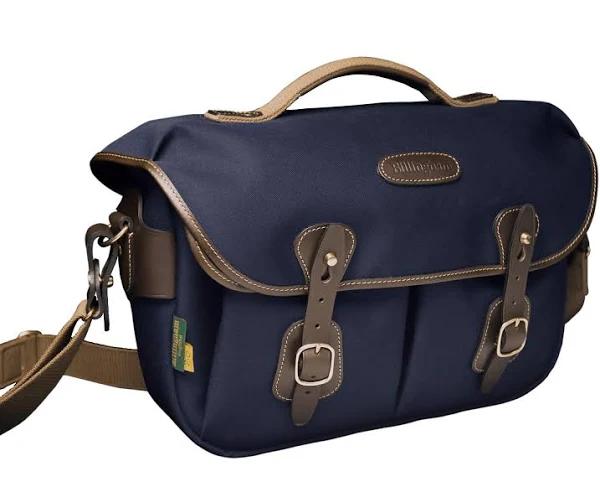 Billingham Hadley Pro 2020 Bag Navy Blue/Chocolate Leather Edges