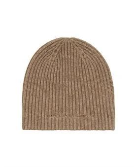 David Jones Mani Kaaga Moni 100% Cashmere 'Chicago' Beanie in Frappe