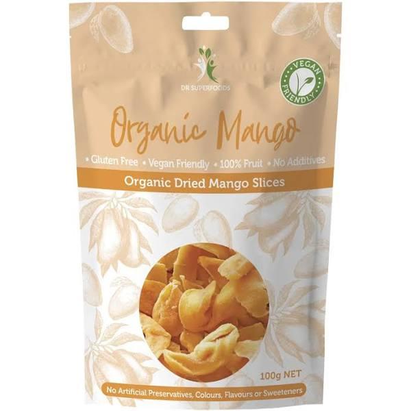 Dr Superfoods Organic Dried Mango, 100 G