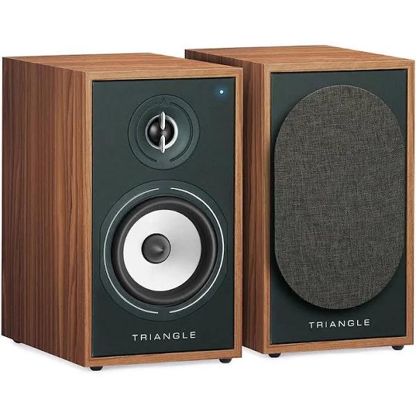 Triangle Borea Active BR02 BT 100W Compact Wireless Bookshelf Speakers Oak Green