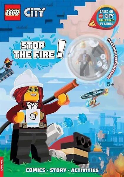 LEGO City: Stop The Fire! Activity Book (with Freya McCloud Minifigure and Firefighting Robot)