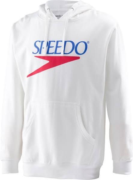 Speedo Vintage Logo Hoodie White