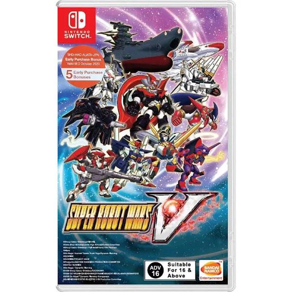 Super Robot Wars V (Multi-Language) (Chinese Cover)