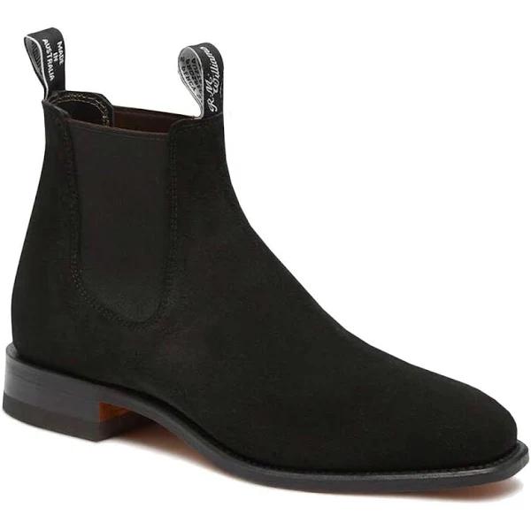 R.M.Williams - Suede Craftsman - Black