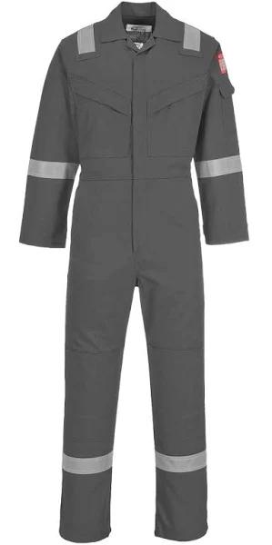 Portwest FR50 Grey Flame Resistant Anti-Static Coverall 350g