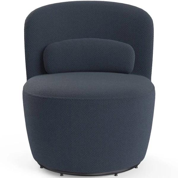 Brosa Ada Swivel Accent Chair (Polynesian Blue)