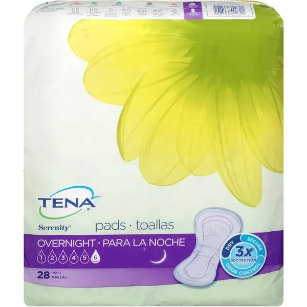 Tena Incontinence Pads For Women Overnight 28 Count