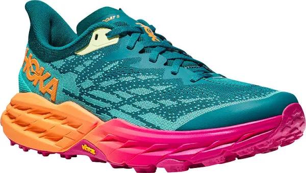 Hoka Speedgoat 5 Shoes Green Turquoise Orange Fuchsia Women - 43(1/3)