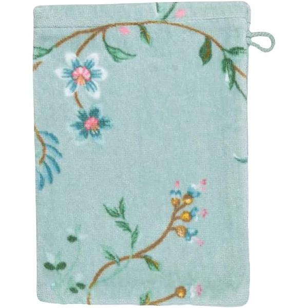 Pip Studio Les Fleurs Cotton Wash Mitt Blue