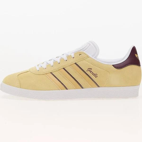 adidas-Gazelle Shoes-Women-Almost Yellow / Oat / Maroon-5