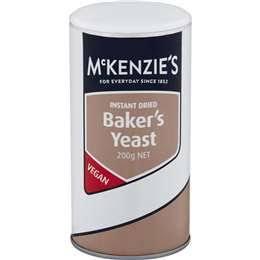 McKenzie's Vegan Instant Dried Baker's Yeast 200g